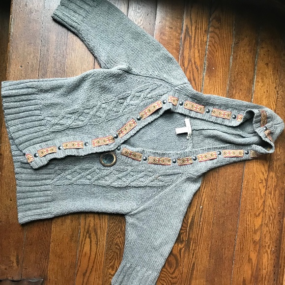 American Rag nordic style button up sweater. large - Picture 9 of 10